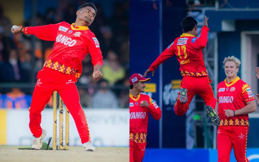 Rohit Paudel takes hat-trick in NPL final, rattles Dipendra Airee's men with heroic spell Rohit Paudel takes hat-trick in NPL final, rattles Dipendra Airee's men with heroic spell